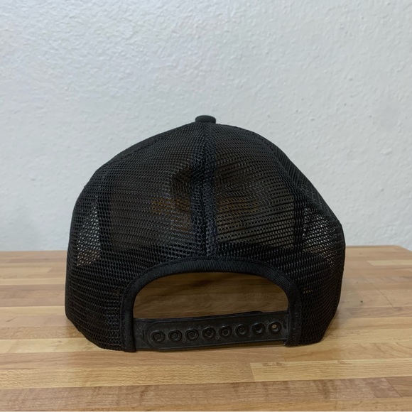 Vintage Craftsman Pro Set Snapback Black Trucker Hat K-Products Caps Made In USA - Picture 3 of 8